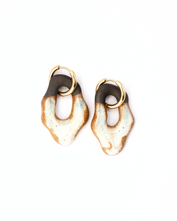 Coral Hoops - Clay Mist