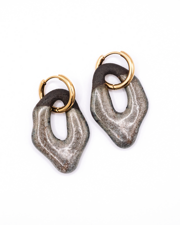 Coral Hoops - Dark Sky Dust