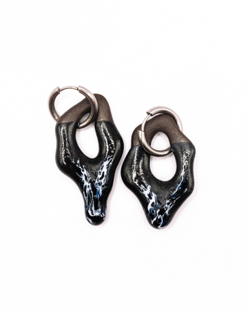 Coral Hoops - Midnight Melt