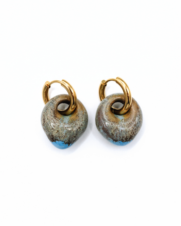 Perla Hoops - Desert Blue