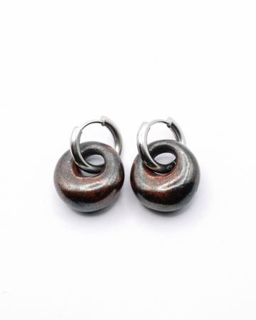 Perla Hoops - Burnt Copper