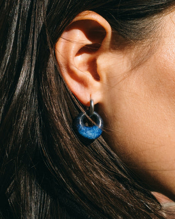 Perla Hoops - Deep Blue