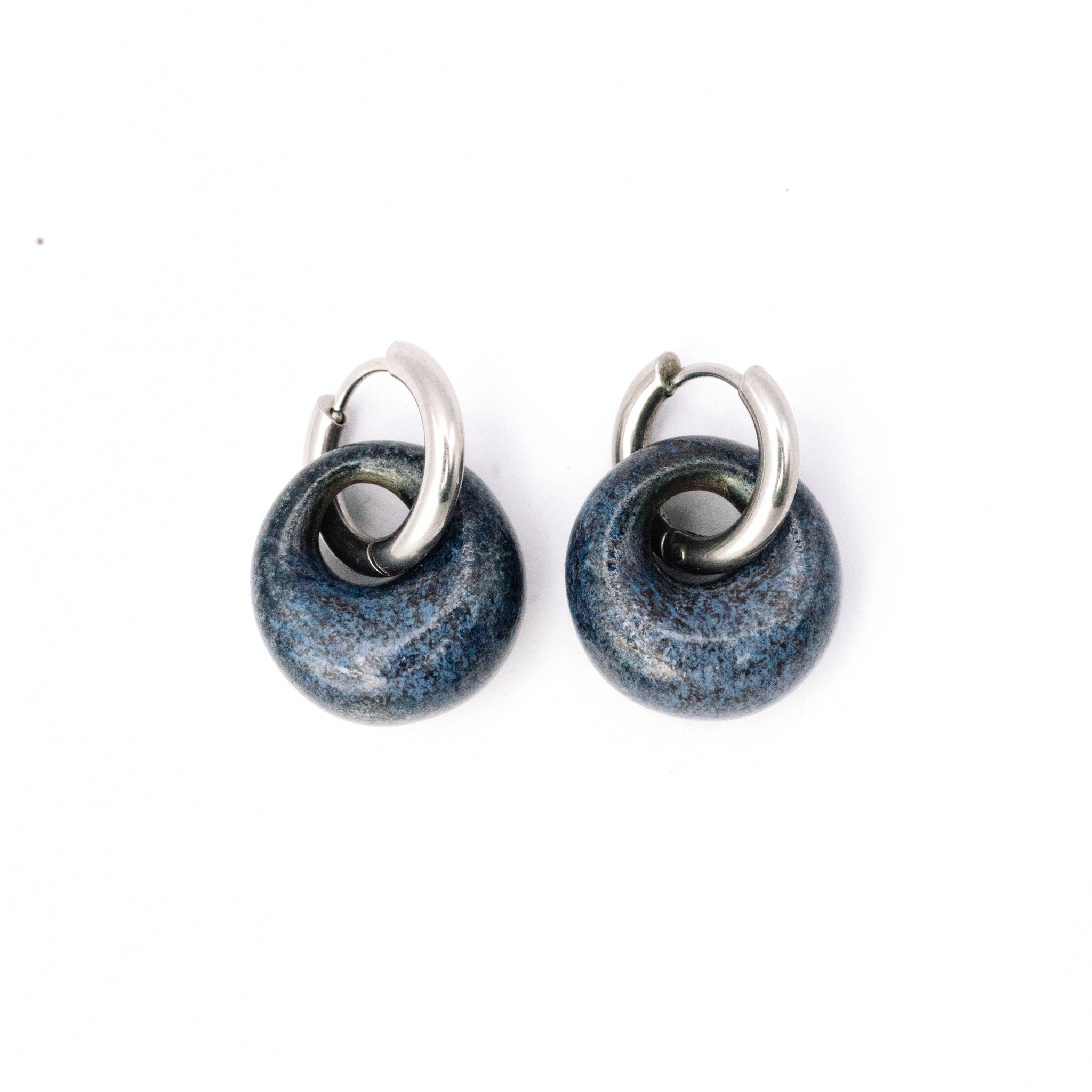 Perla Hoops - Blue Lila
