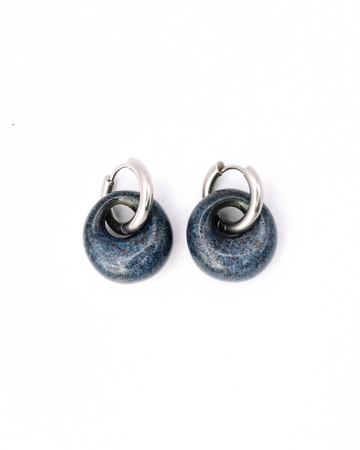 Perla Hoops - Blue Lila