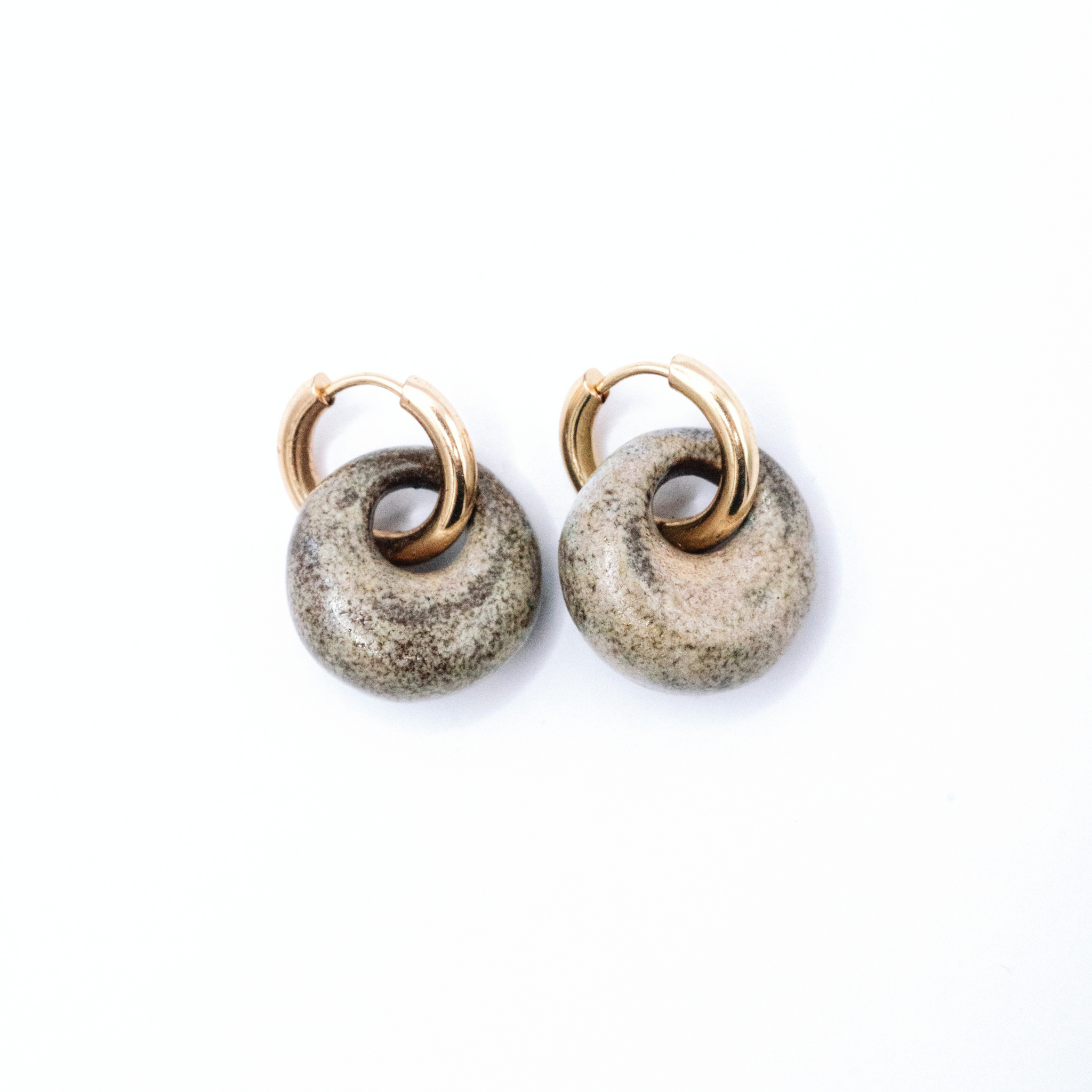 Perla Hoops - Sand Dust