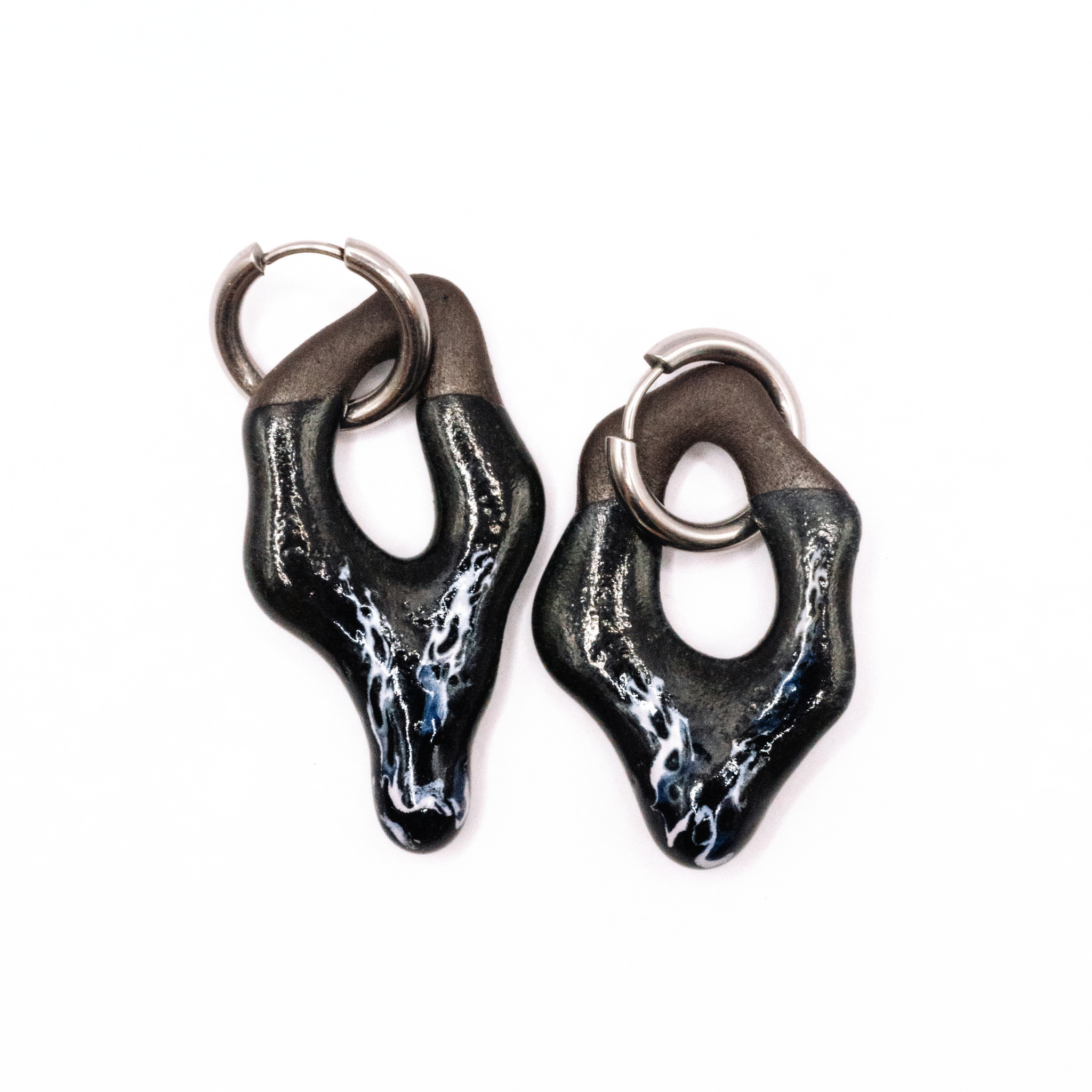 Coral Hoops - Midnight Melt