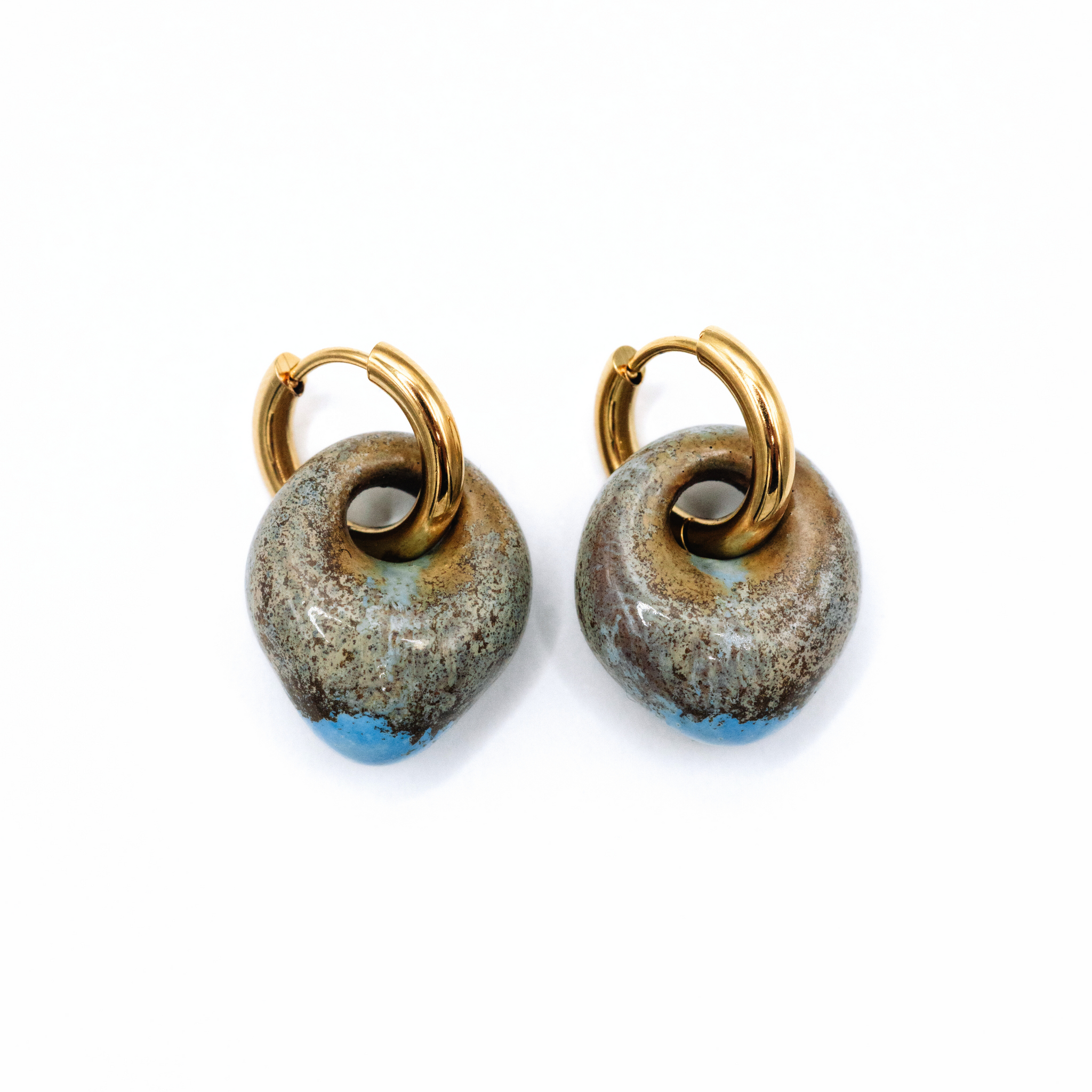 Perla Hoops - Desert Blue
