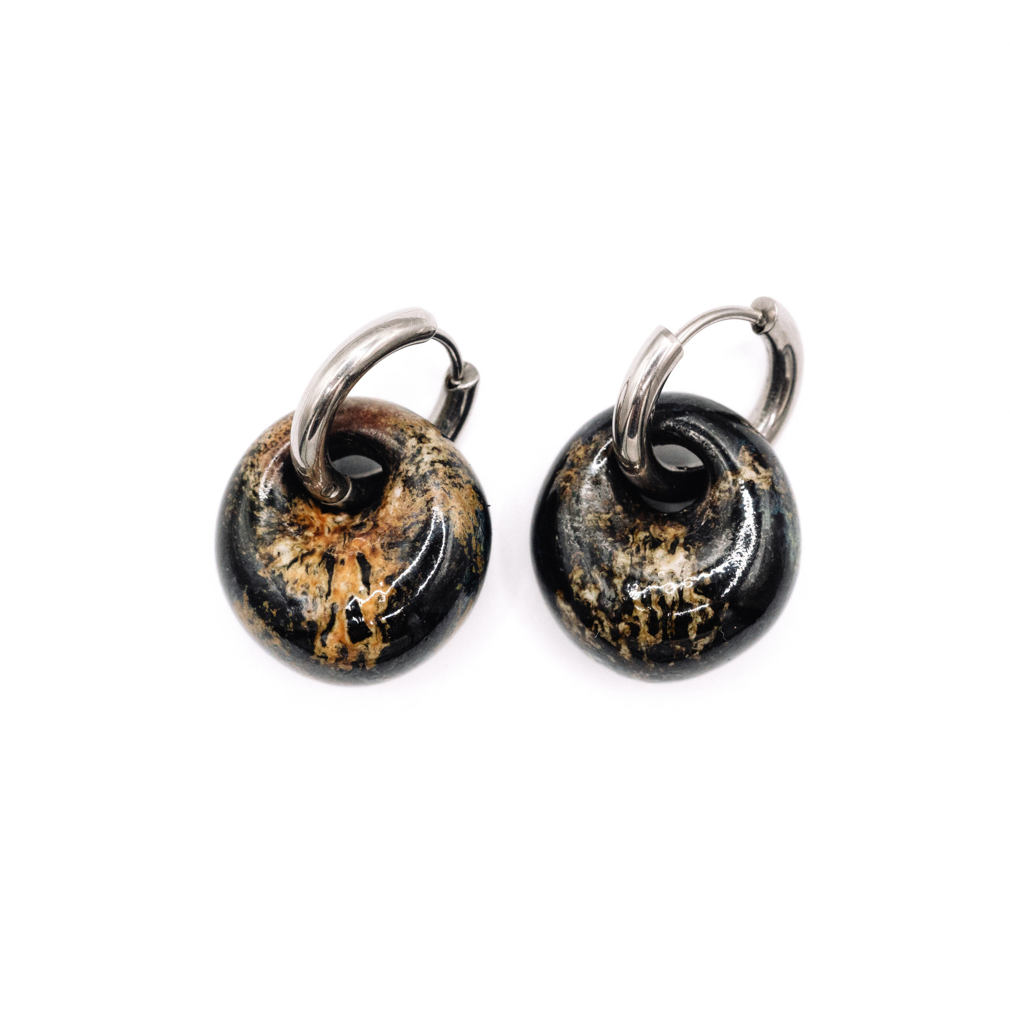 Perla Hoops - Tigers Eye