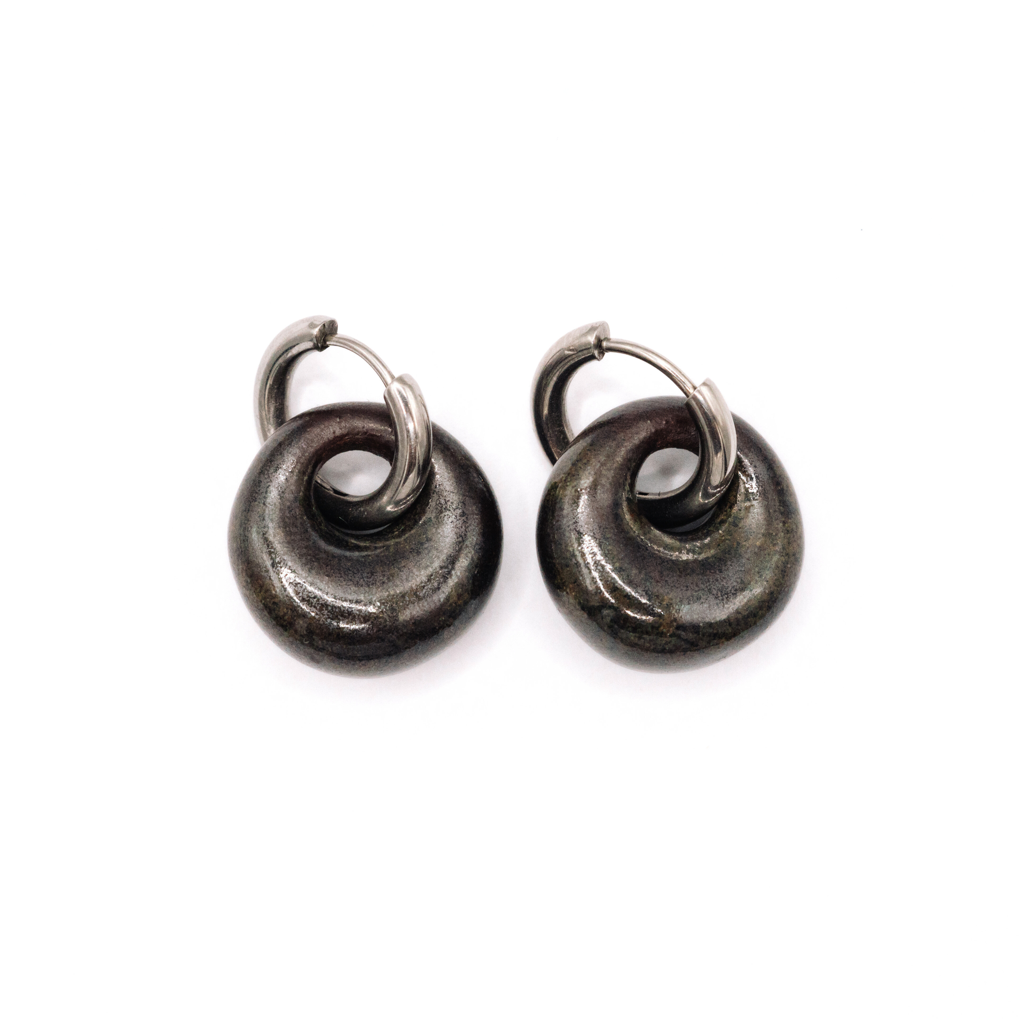 Perla Hoops - Chocolate