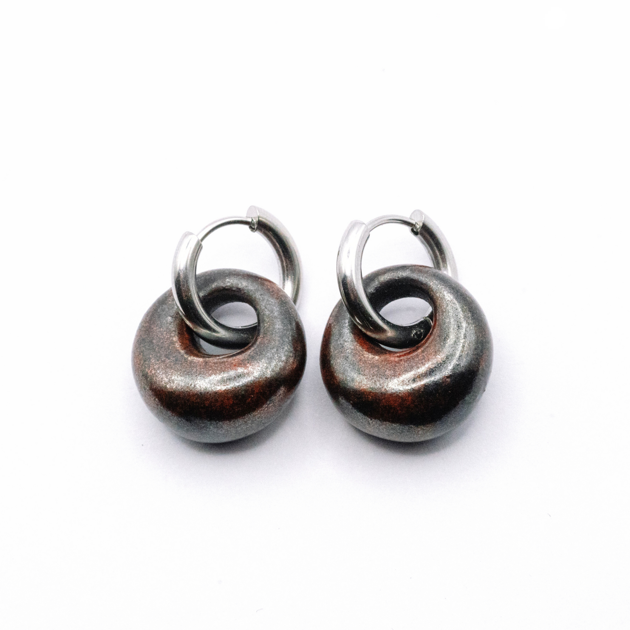 Perla Hoops - Burnt Copper